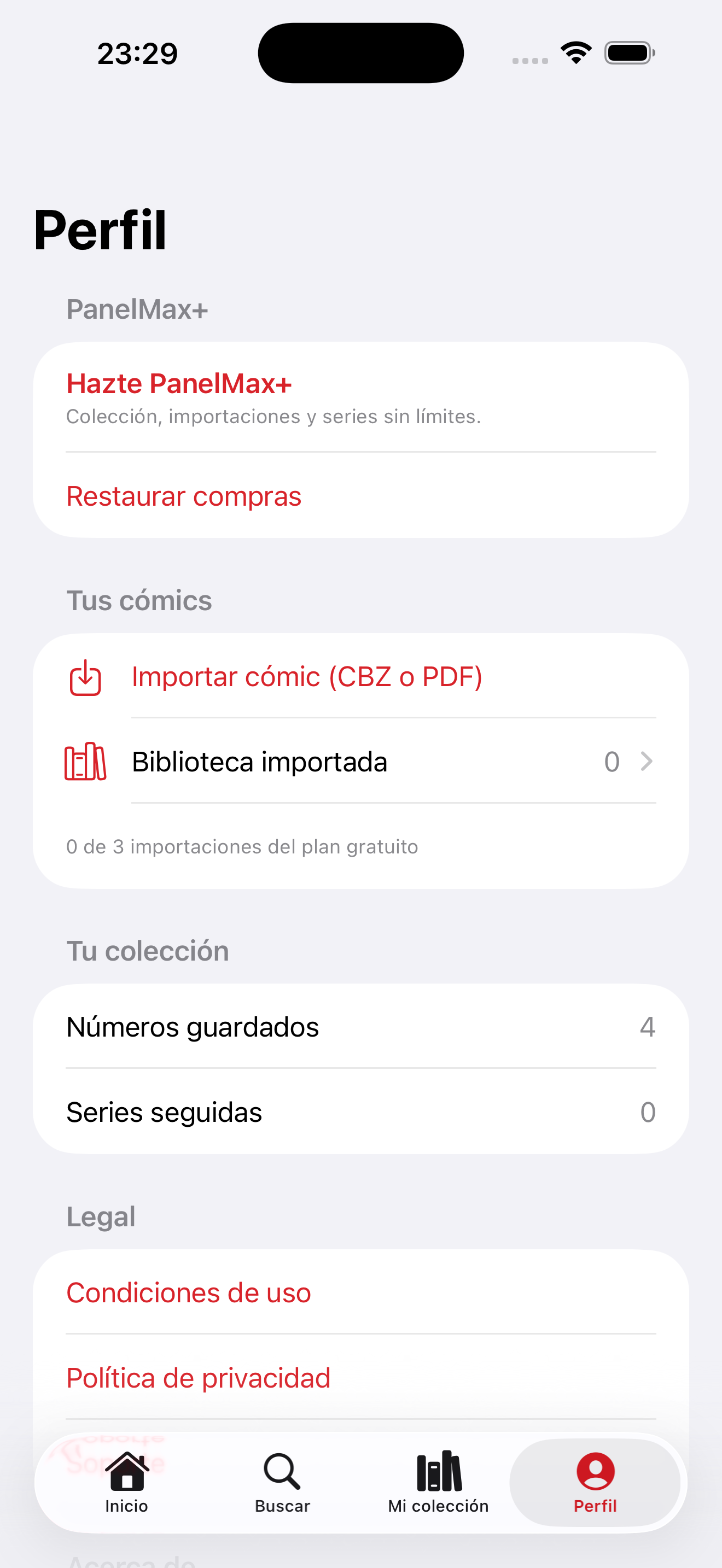 Lee CBZ y PDF
